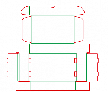 Короб FEFCO 0427 1000x410x150